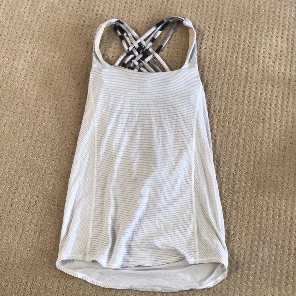 lululemon tank with built-in sports bra